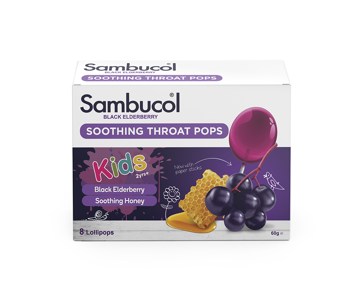 Sambucol Kids Throat Pop Lozenges