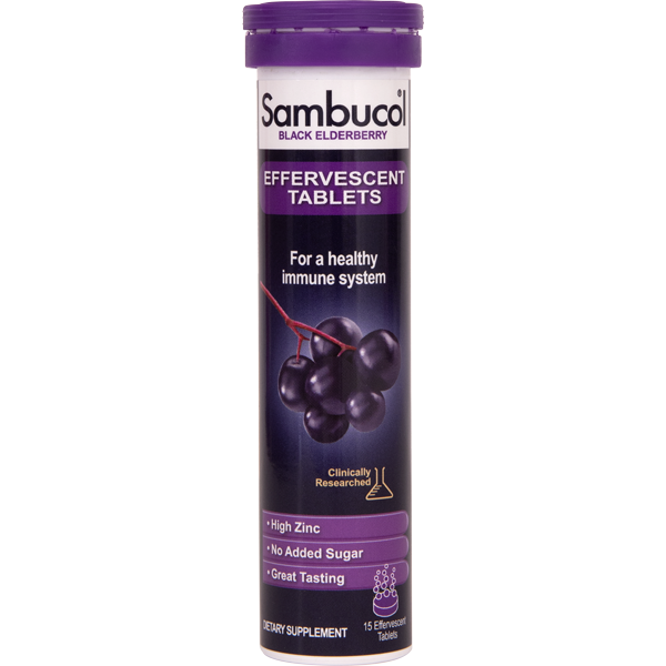 Sambucol black elderberry effervescent tablets
