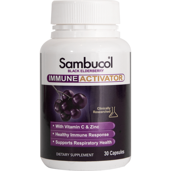 Sambucol black elderberry immune activator capsules