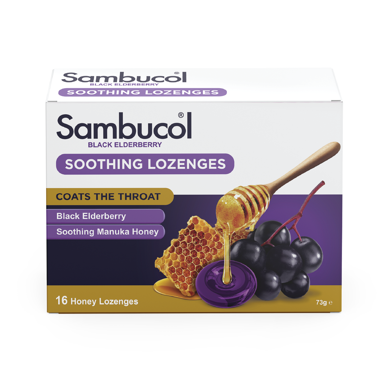 Sambucol Honey Throat Lozenges 