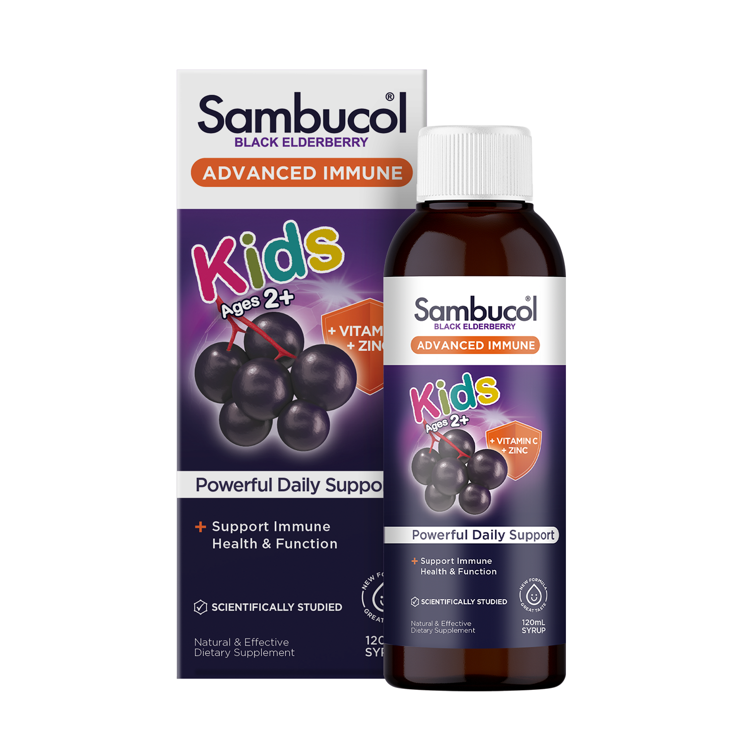 Sambucol Kids Throat Pops Lozenges 